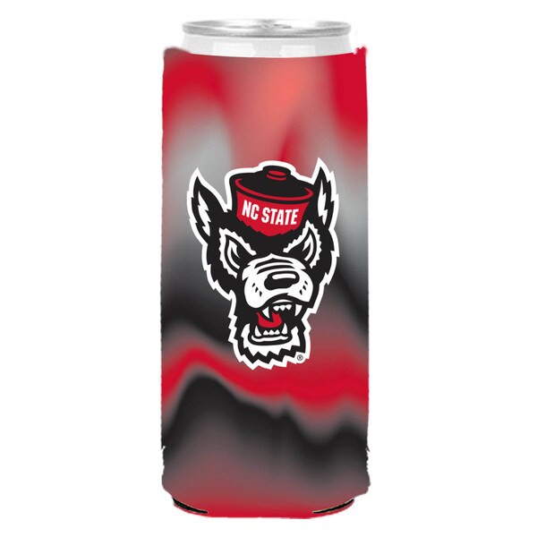 Koozie Skinny Red Black Tie Dye